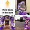 Dark Purple Latex Party Balloons - 100 Pack 12 inch Round Helium Purple Balloons